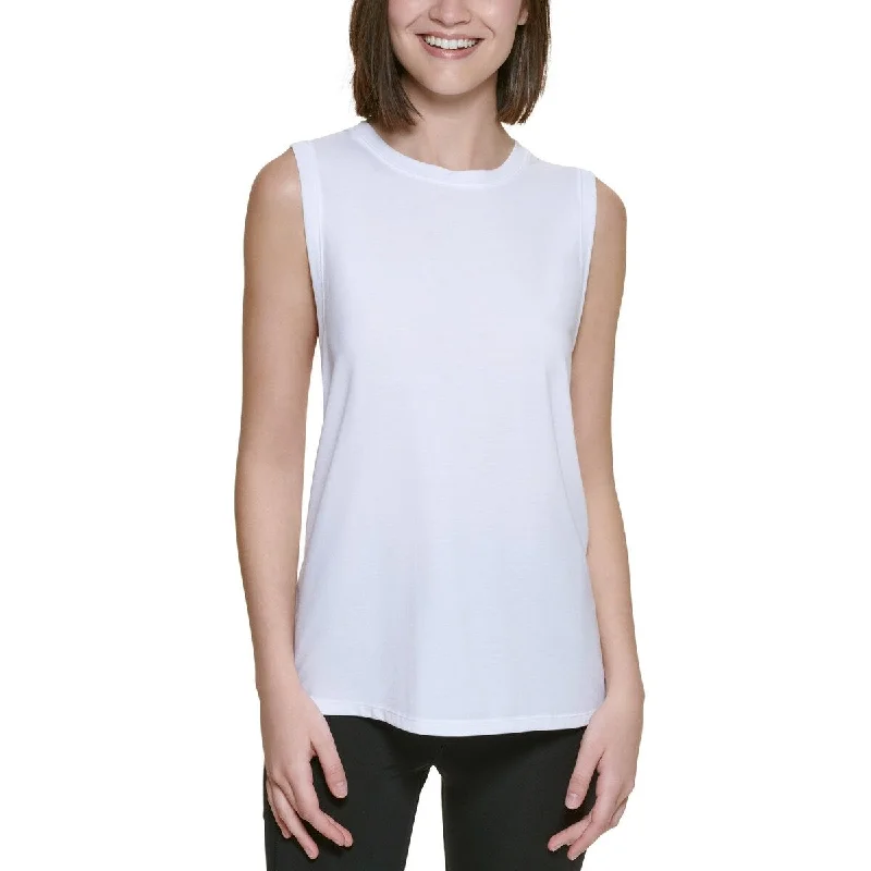 CamisoleCentaurCalvin Klein Women's Dropped Armhole Tank Top White Size X-Large