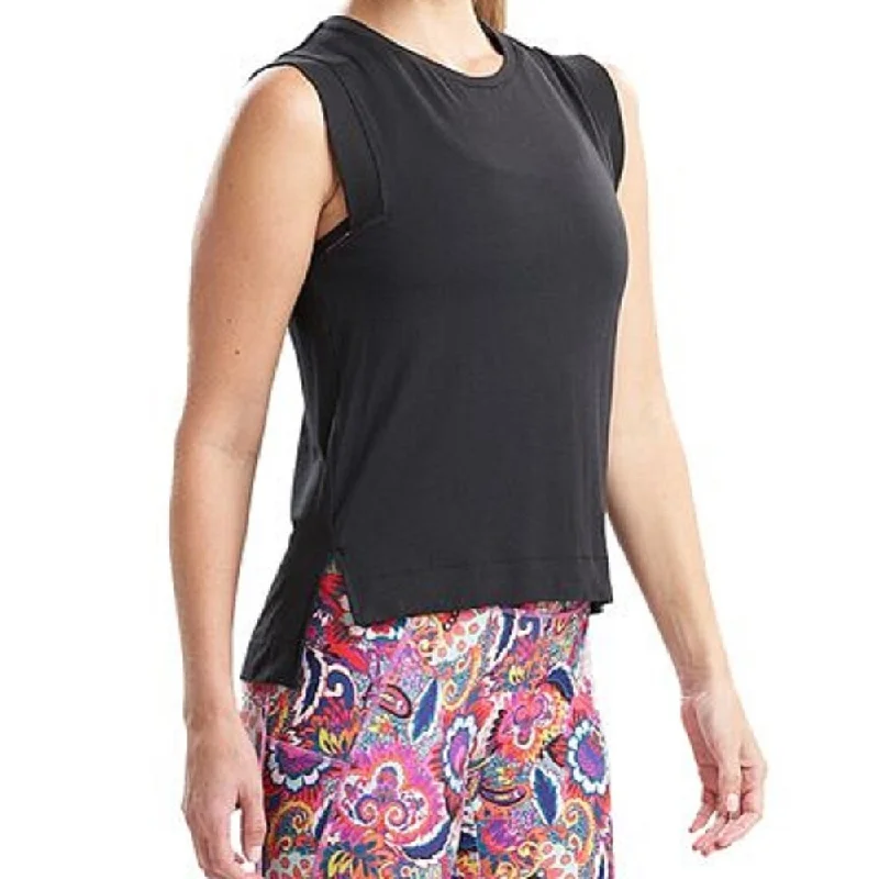 CamisolePinnacleNatori Women's High Low Tank Top Black Size X-Large
